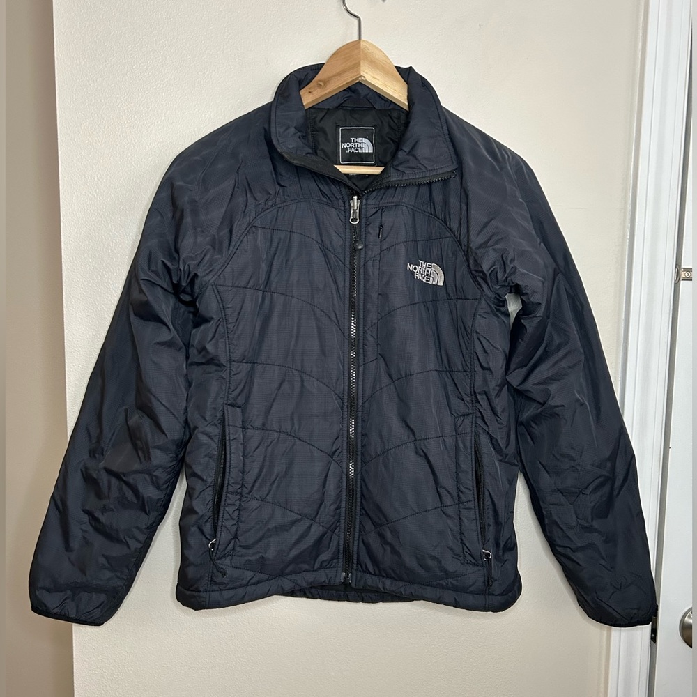 The North Face Women’s Black Full Zip Puffer Jacket Primaloft Size S Small